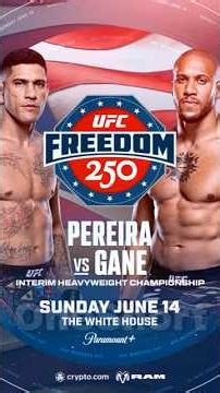 Ciryl Gane VS Alex Pereira #alexpereira #cirylgane #ufcwhitehouse