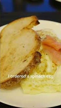 Qantas First Lounge Dining. AMAZING Breakfast Service