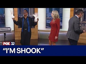Magician who went viral for dove trick stuns Good Day Chicago anchors