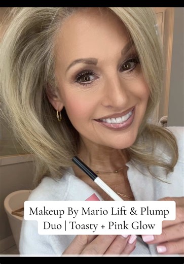 Makeup By Mario Lift & Plump Duo: Toasty Pink Glow
