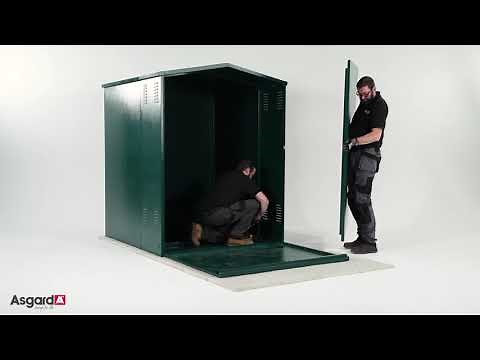 Centurion Motorcycle Storage Shed 9ft x 5ft 2" Build [Timelapse]