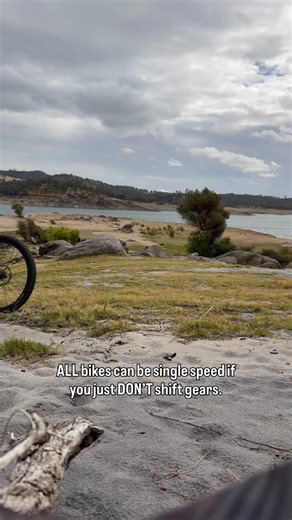 Is it a Single Speed?! Hey. I mean if you just don’t remember to charge your battery you’ve basically got a single speed on your hands. Does that make you a certified bad ass?! I think so. #bike #bikelife #biking #mtb | The Calirado Kid