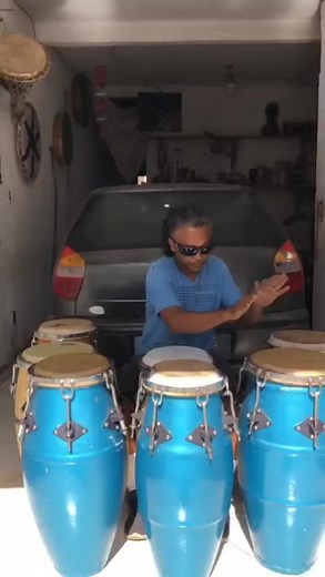 Tocando Com 7 Congas👀 #conga #7congas