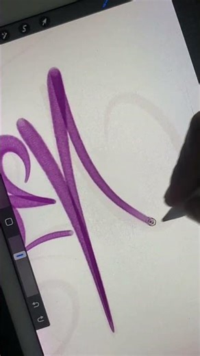 Tag Graffiti digital escribiendo Placer #procreate #tag #taggraffiti