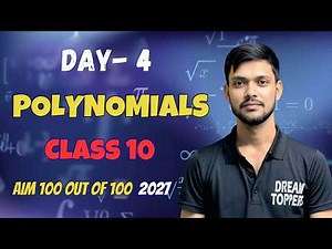 Class 10 Maths | Chapter 2 | Polynomials | Day 4 | NCERT | CBSE | 2026-27 | Mathematics