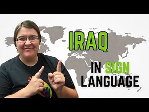 How to sign Iraq in Iraqi Sign Language | العراق 🇮🇶