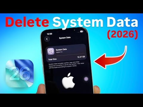 iOS 26 - How to Delete System Data in iPhone 2026
