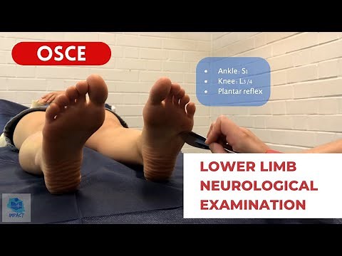 OSCE Video Series: Lower Limb Neurological Examination | Teaching for Impact