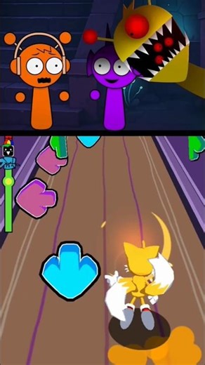 FNF vs Sprunki: Why Did Purple Kill Orange? The Dark Mystery Revealed! #shorts #sprunki