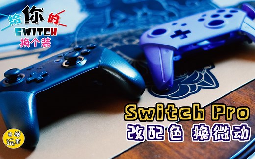 【给你的Switch换个装】Switch Pro 改配色 换微动 更新联机配色