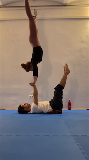 Acroyoga Vienna on Instagram: "Exactly one year ago 😍playing with reverse hand to hand like this was indeed a dream come true - now after having a baby we’re dreaming of doing this again some time soon 💪 Sometimes life gives you the opportunity to unlock the same skill several times 🤭excited to see where we will be another year from now! ————————————————————————- Hey there :) we are Hannah & Alexis, Acroyoga and handstand teachers and founders of @acroyoga.vienna On this page we share our fav