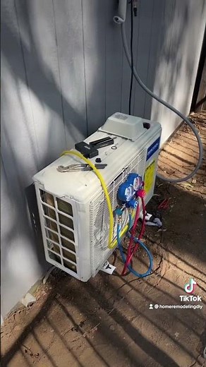 How to install a mini split air conditioner #howto #diy #fixerupper #HomeremodelingDIY