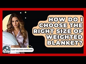 How Do I Choose The Right Size Of Weighted Blanket? - Sleep Wellness Workshop