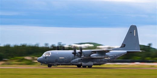 Photos & Video: Military Aircraft Visit Bermuda - Bernews