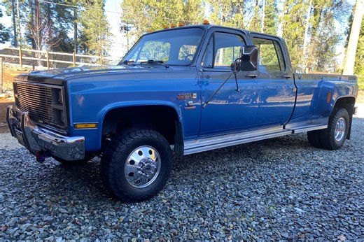Cummins-Powered 1988 GMC V3500 Sierra Classic Crew Cab Dually 4x4