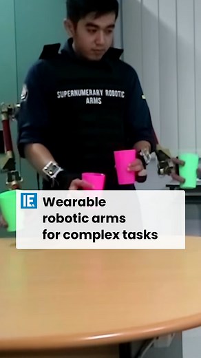 18K views · 72 reactions | These extra robotic arms, which can sense your hand movements, are useful in cases where you need more than two arms. | Interesting Engineering | Facebook