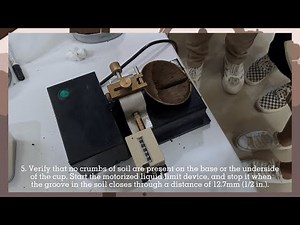 Laboratory No. 7 Liquid Limit Test- ASTM D4318 (Geotechnical Engineering)