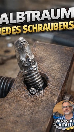Schrauben Katastrophe! Profis, wie geht das raus #Fräsmaschine #antique #Restaurierung
