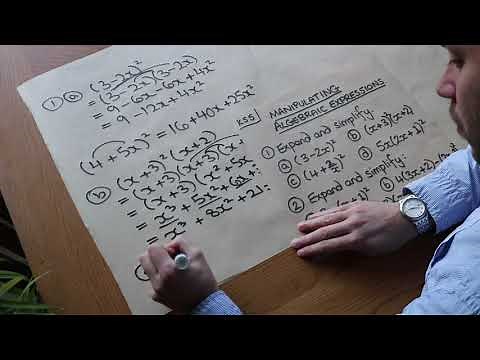 Manipulating Algebraic Expressions (KS5)