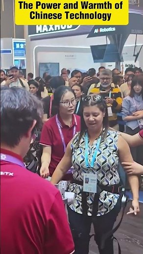 China’s Exoskeleton Lets Argentine Woman Walk Again at Canton Fair
