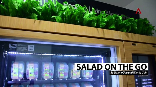 🥗 Fresh salads ... from a vending machine? Here's how one company hopes to change mindsets about instant food. | CNA