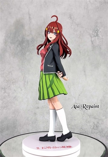 五等分の花嫁中野五月フィギュア塗装360°