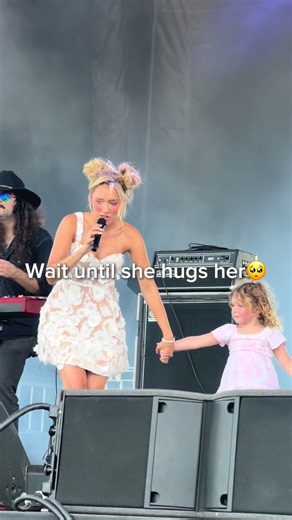 Emily Ann Roberts hugging her while she cries — cutest moment