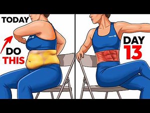 Day 1 of 6 | You Lose Belly Fat Sitting Down | Try This Routine