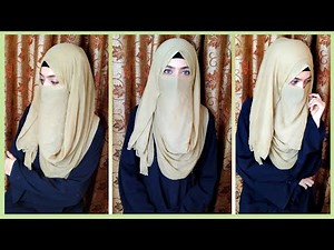 Summer Hijab Style With Niqab 2022 || 2 minute niqab || Instant Hijab Tutorial