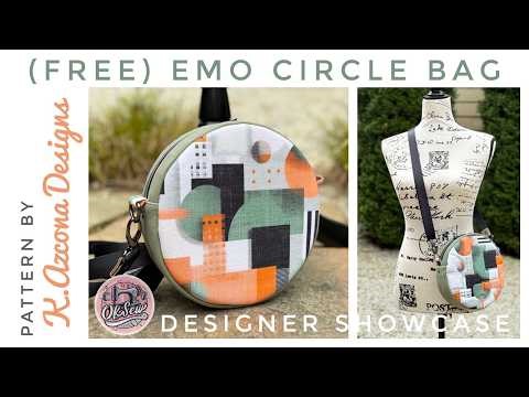 (Free) Emo Circle Crossbody Bag from K.Azcona Designs - OKSew Designer Showcase