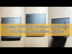 Review UGREEN Network Switch,5 Port Ethernet Splitter,High-speed Gigabit Ethernet Switch Hub,Desktop