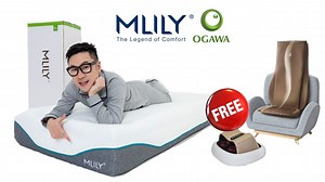 【🎀 MLILY Triple Bonus | FREE OGAWA 🎀】MLILY Mattress brought to you The Latest Sleep Technology "ZERO Pressure" "None Temperature Sensitive" Technology! ⭐ Use Promo Code "MLILYOGAWA" to enjoy All 3 Bonus as below : 🎁 EXTRA 10% Discount for Mattress. 🎁 FREE OGAWA Massager. 🎁 FREE Postage Door-To-Door Enhanced #DeepSleep Quality by 23.3% Improve back pain issue in the morning. Everyone deserve a Quality Sleep and a Quality Life! Try it to Believe 🚗 Visit our showroom now >> https://bit.ly/2YO