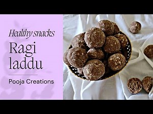 Ragi laddu | Healthy snacks | Ragi with jaggery laddu |