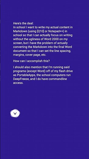 How should I convert Markdown (or similar) to a Word Document? #shorts