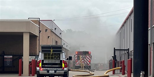 Officials investigating shots fired call, cause of storage unit fire near Paramount Boulevard