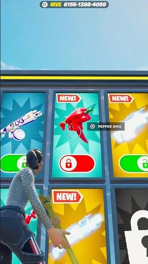 How to get the pepper smg in 1v1 with every gun