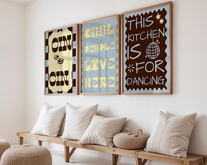 Retro Kitchen Art Prints: Mid Century Modern, Set of 3 (digital Download) - Etsy Canada