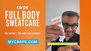Carpe TV Spot, 'A Miracle: Full Body Sweatcare'