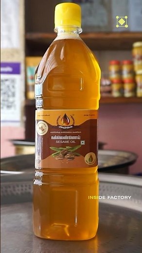 Organic Cold Pressed Sesame Oil Making #oilproduction #oilprocessing #coldpressoil