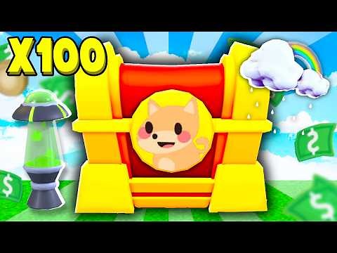 OPENING 100 CHESTS In Adopt Me