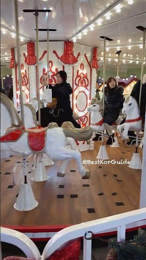 🎄Christmas Carousel in Gwanghwamun in Seoul ❄️