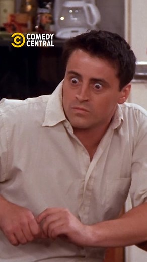 Joey forgot all about the whole red sweater/baby daddy situation for a second there 😵‍💫 #Friends | Comedy Central UK