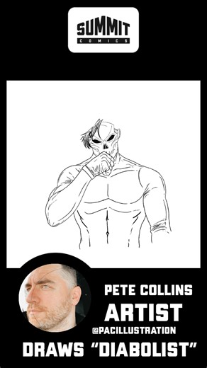 we’re kicking off artist celebration week with a deep dive into a five-year obsession. ✍️✨ watch this timelapse of summit partner and diabolist co-creator pete collins bringing to life a character he co-created with matthew summo. five years ago, diabolist was born from a simple need: to create a superhero story that was ours—unfiltered, uncompromised, and impossible to tell anywhere else. it never really went away. even as they worked on the bardic verses and other projects, diabolist stayed al