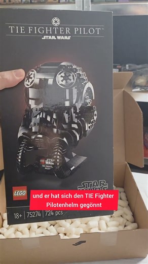 Lego Star Wars Tie Fighter Pilot Helmet #legos #legostarwars #legofan #afol #bestwoodbricks