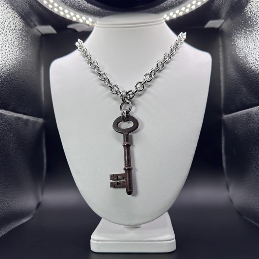 Skeleton Key Necklace - Etsy