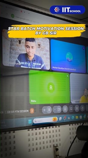 GB Sir Motivation for JEE Aspirants | Star Batch PTM Session | IIT School