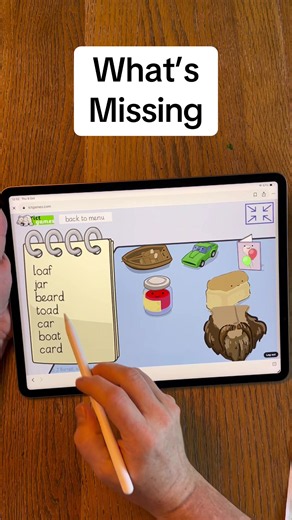 What's Missing: A Fun Phonics Game for Learning to Read