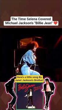 The Time Selena Sang "Billie Jean" by Michael Jackson