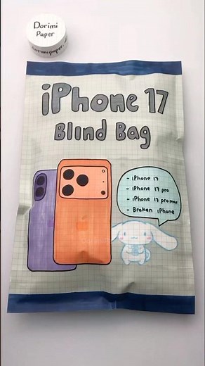 Iphone Blind Bag #diy #blindbag #asmr #satisfying #papercraft #paperdiy