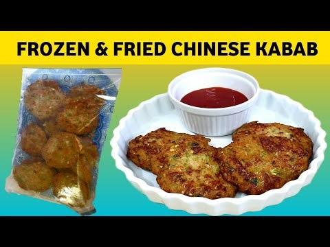 Frozen & Fried Chines Kabab Recipe | Crispy Chicken Kabab | Easy Chinese Snack at Home | By ShahZaib